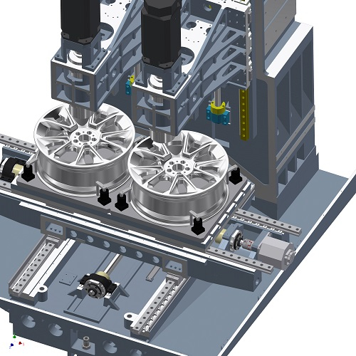 雙休心T輪轂專用機(jī)的加工效果如何？